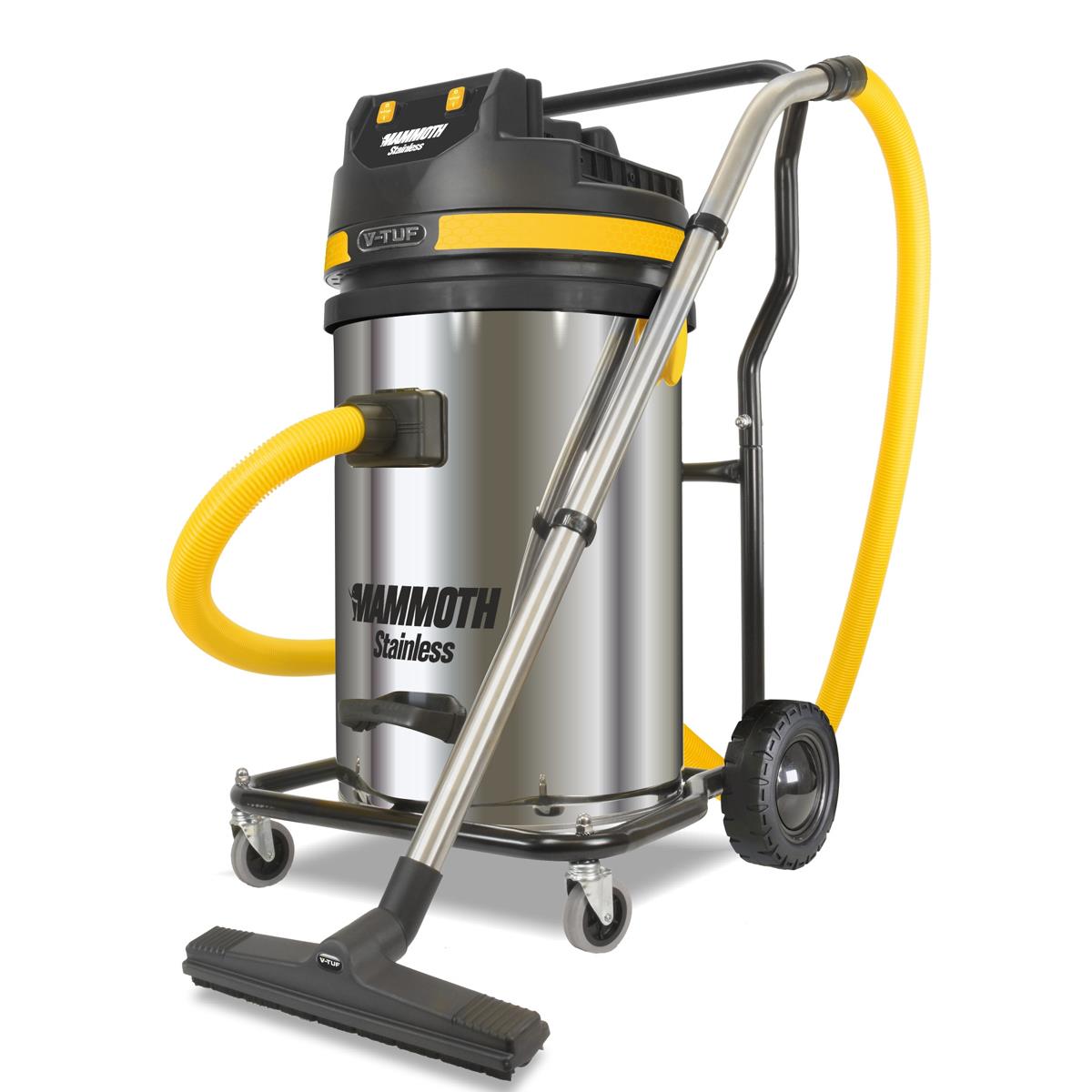 V-TUF MAMMOTH240-STAINLESS 80L Wet & Dry Twin Motor Industrial Vacuum Cleaner 3.5kW/240V