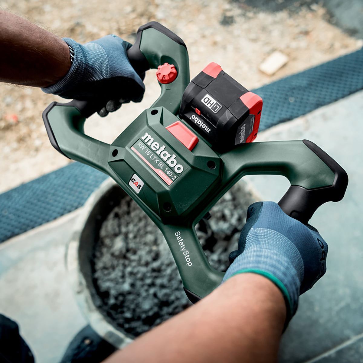 Metabo RW 18 LTX BL 140-2 18V Brushless 140mm Stirrer with 1 x 8.0Ah Battery & Charger