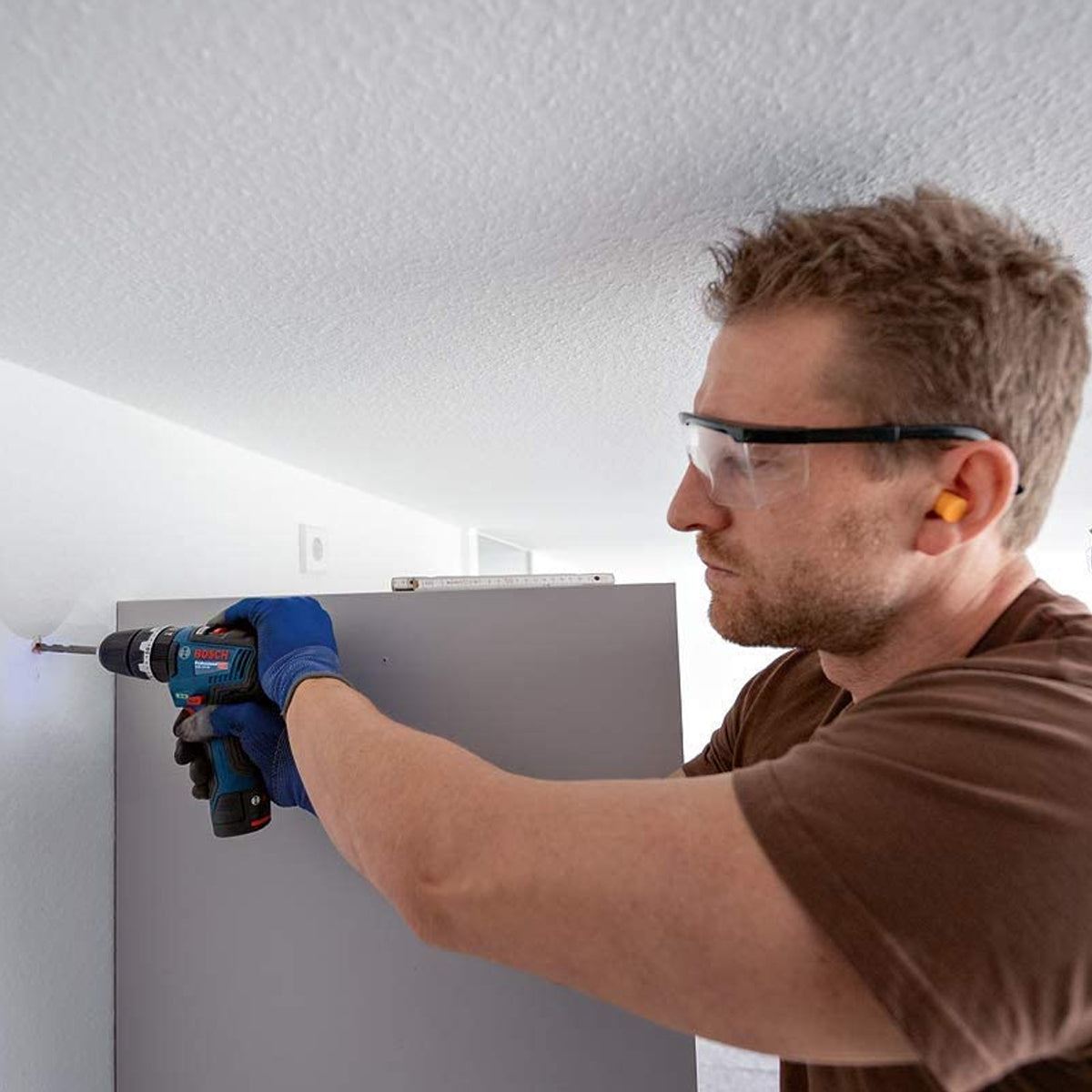 Bosch GSB 12V-35 Professional Brushless Combi Drill Body Only for Versatile Drilling Power 06019J9002