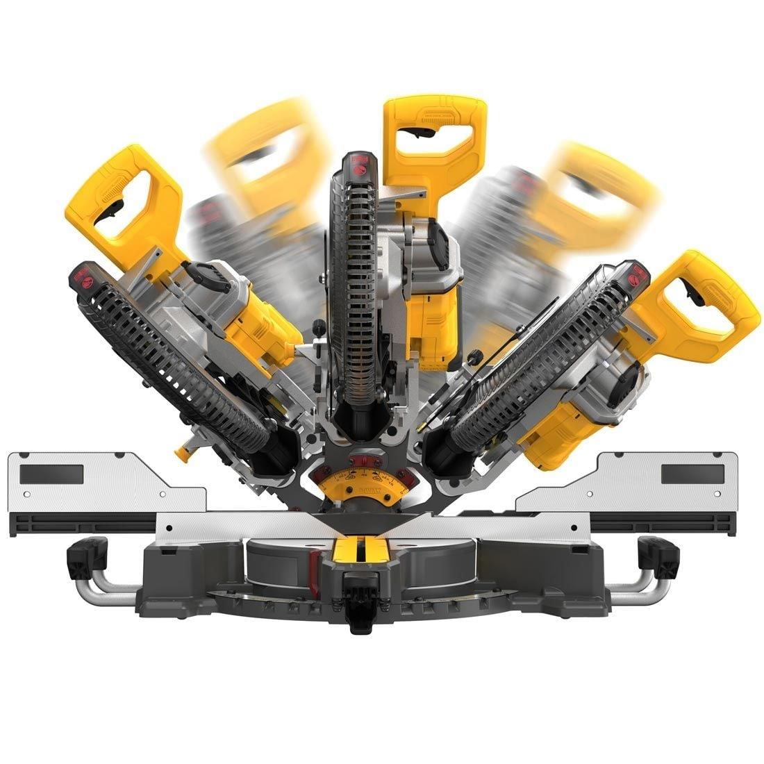 Dewalt DCS781N 54V XR Flexvolt Brushless 305mm Slide Mitre Saw Body Only Precision Cuts in Wood & Metal