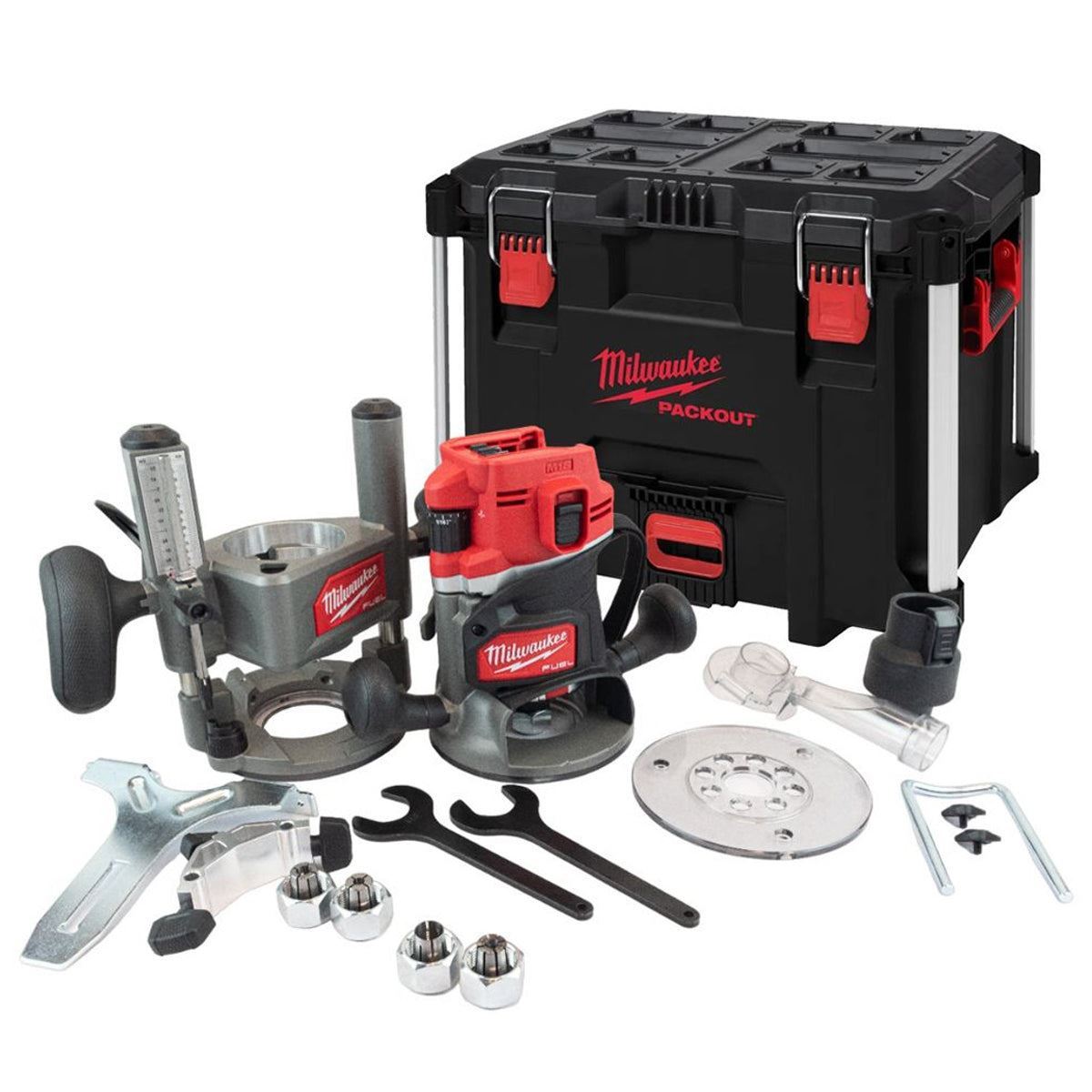 Milwaukee M18FR12KIT 18V FUEL Brushless 1/2'' Router Cutter with 1 x 5.0Ah Battery, Charger & Case