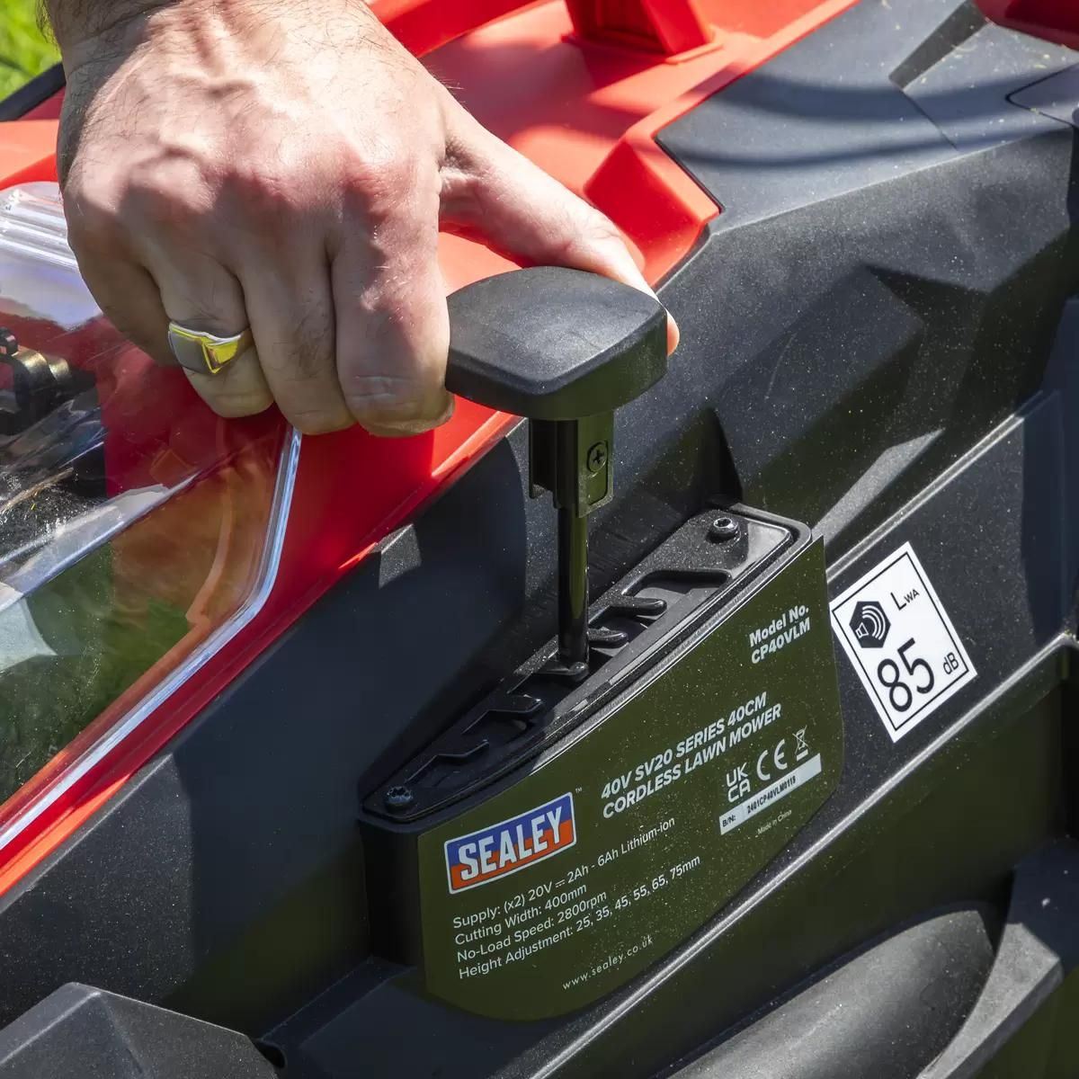 Sealey CP40VLM 40V SV20 Series 40cm Cordless Lawn Mower Body Only