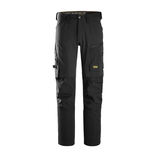 Snickers AllroundWork Stretch Trousers Black - 32" Leg 35" Waist 63180404050