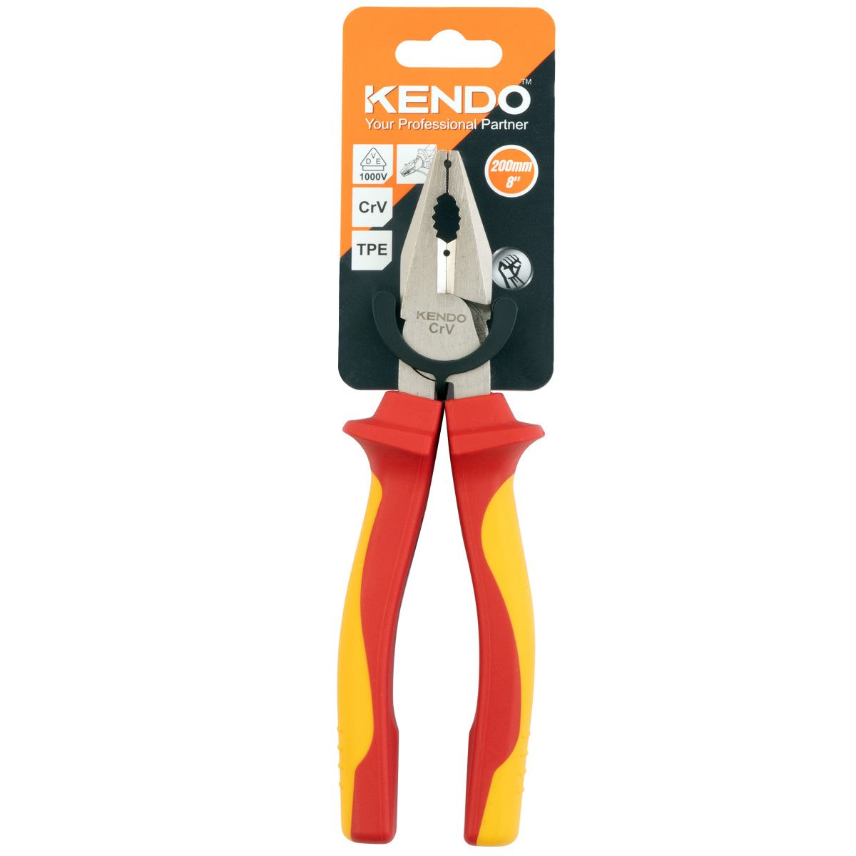 Kendo 200mm VDE Combination Plier