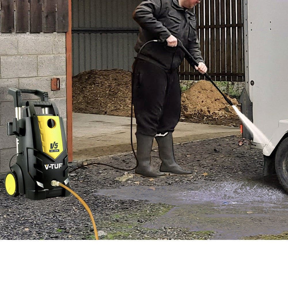 V-TUF V5-240V High Performance Electric Pressure Washer 2400psi, 165 Bar, 7.2L/min
