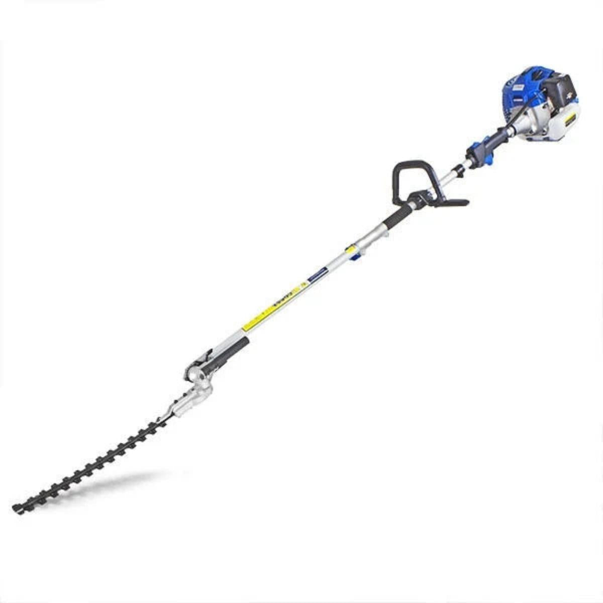 Hyundai HYPT5200X 52cc 425mm Long Reach Petrol Pole Hedge Trimmer Pruner 2-Stroke