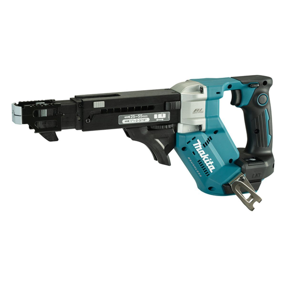 Makita DFR551Z 18V LXT Brushless Auto Feed Screwdriver with 1 x 6.0Ah Battery & Charger