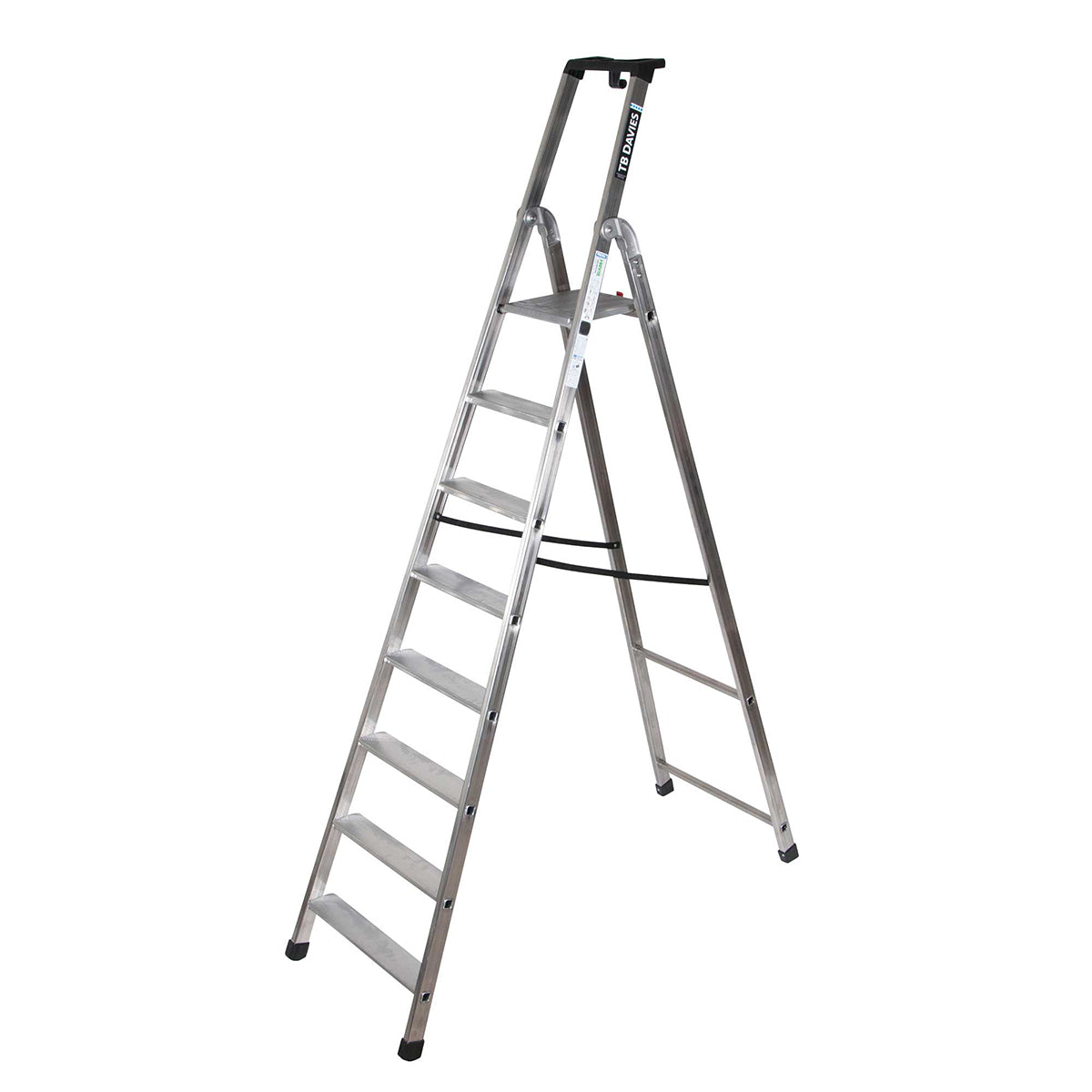 TB Davies 8 Tread Heavy Duty Platform Step Ladder, Durable, Safe & Reliable 1202-028