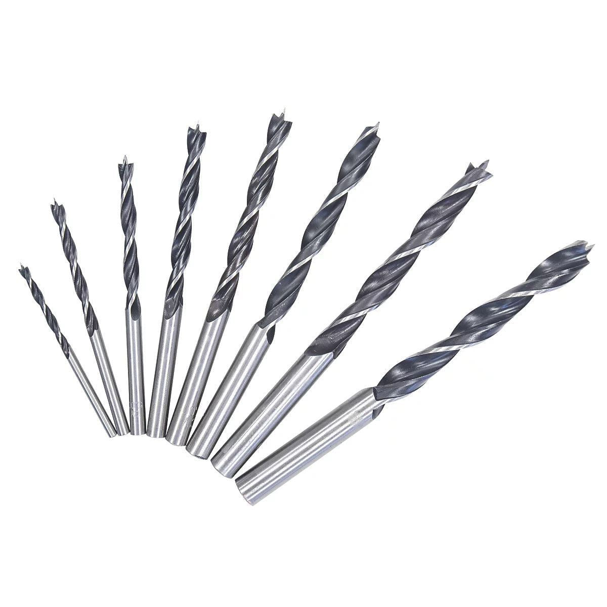 Milwaukee Brad Point Wood Drill Bit Set 8 Piece 4932352466