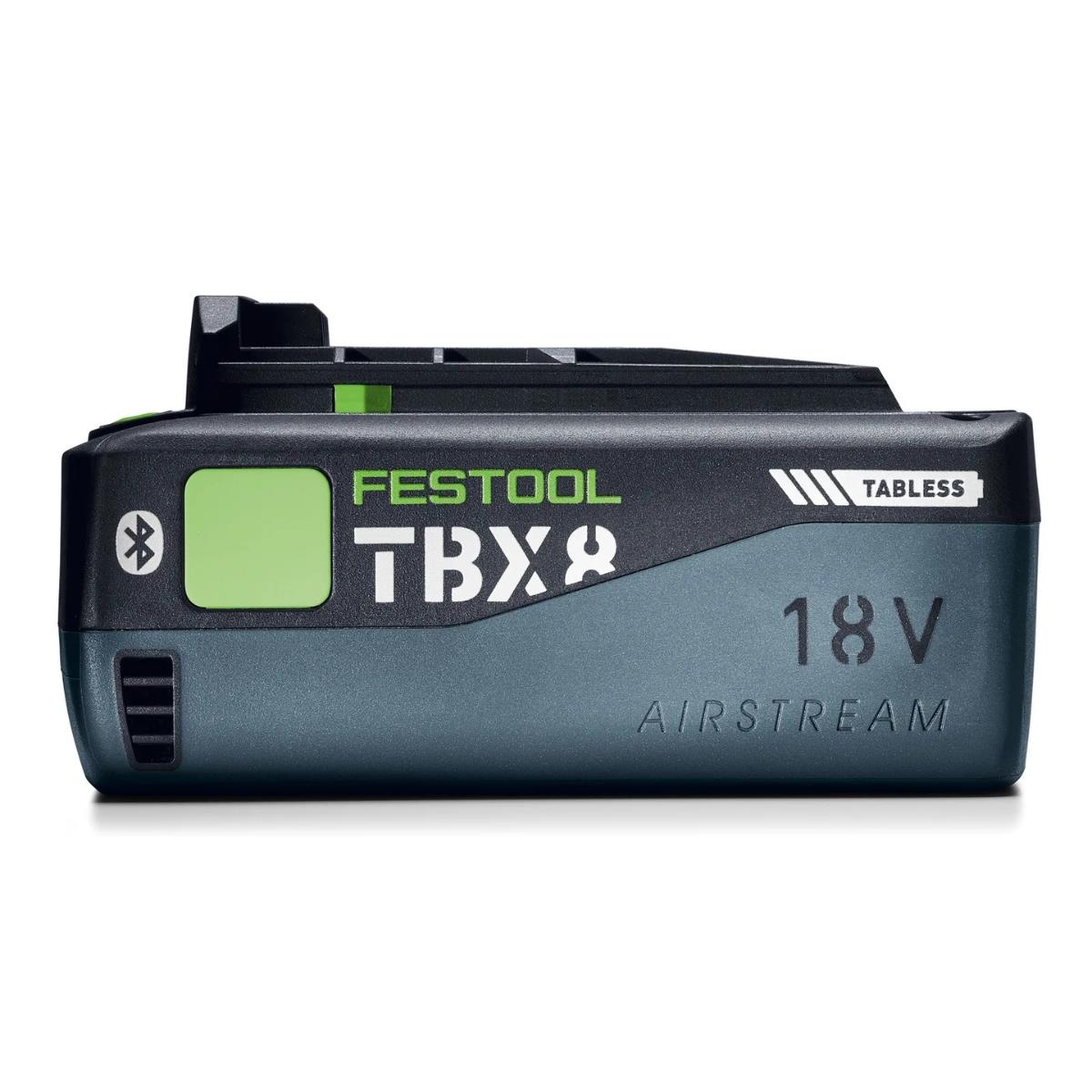 Festool BP 18 TBX 8.0Ah 18V ASI Tabless Battery with Bluetooth 578746