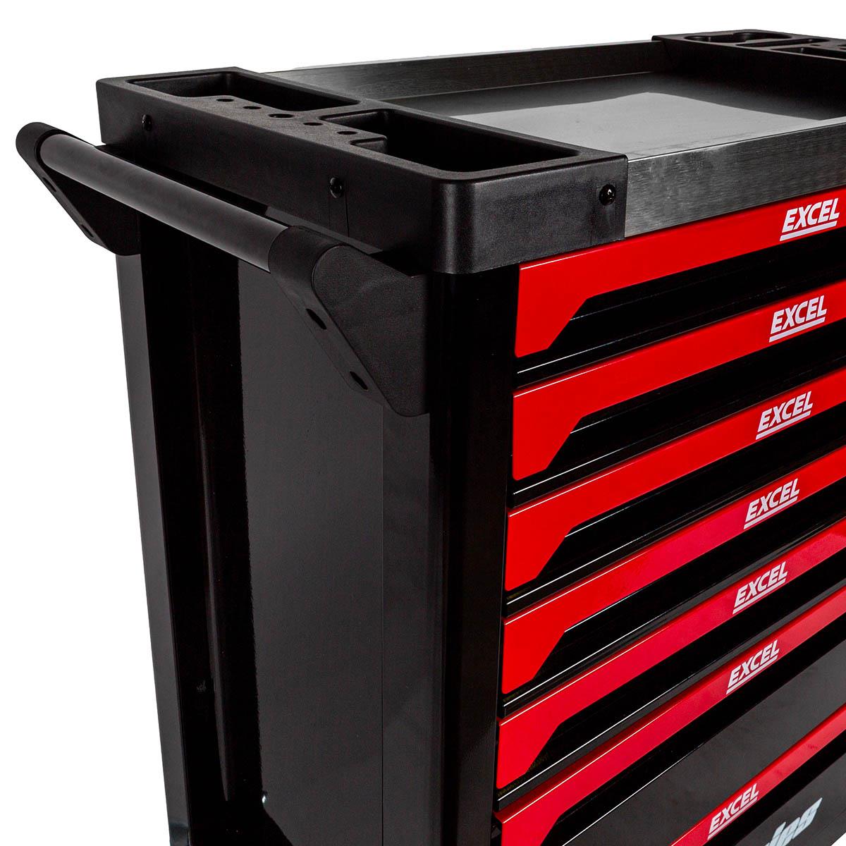 Excel 7 Drawer Mobile Tool Cabinet with Built-In Speakers