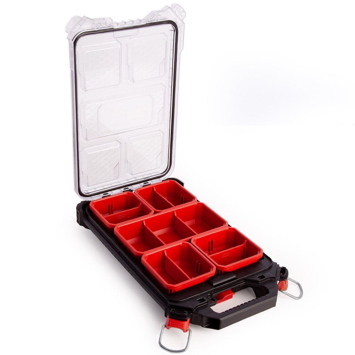 Milwaukee Packout Deep Organiser With Compact Organiser & Slim Case