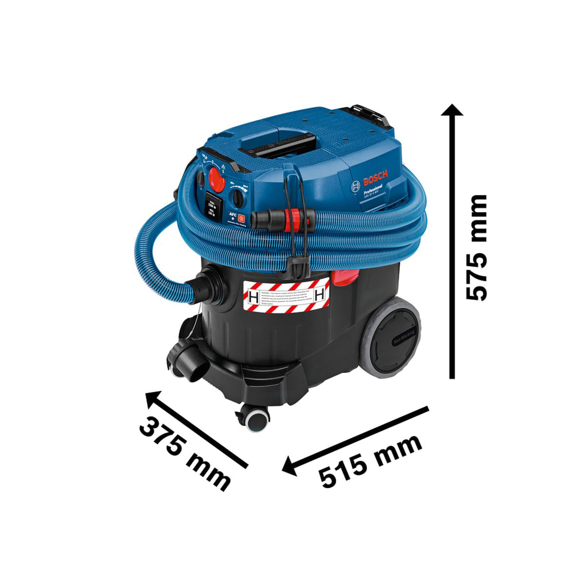 Bosch BSH6019C3670 GAS 35 H AFC Professional H-Class Wet & Dry Vacuum 240V/1200W for Heavy-Duty Cleaning