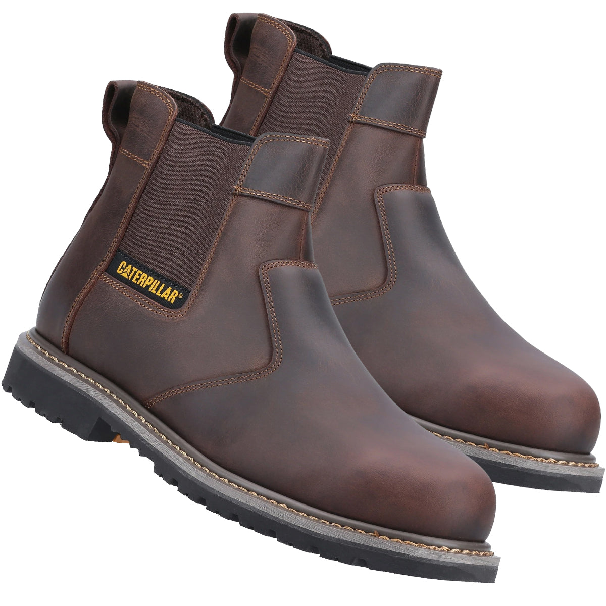 Caterpillar Powerplant SB Dealer Safety Boot Brown Size 10