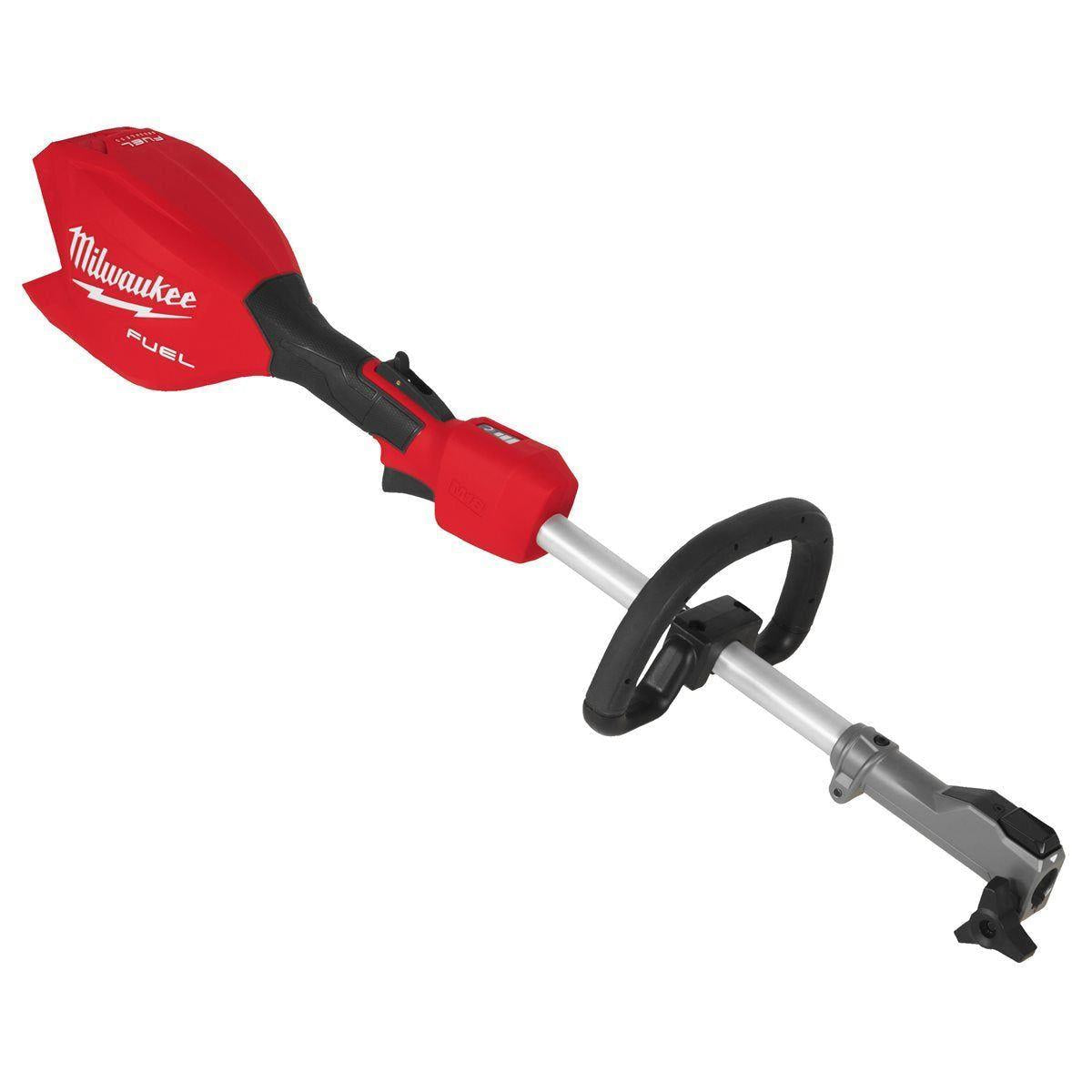 Milwaukee M18FOPH2-802 Fuel 18V Brushless Outdoor Power Head Quik-Lok with 2 x 8.0Ah Battery Charger & 6 Piece Attachment