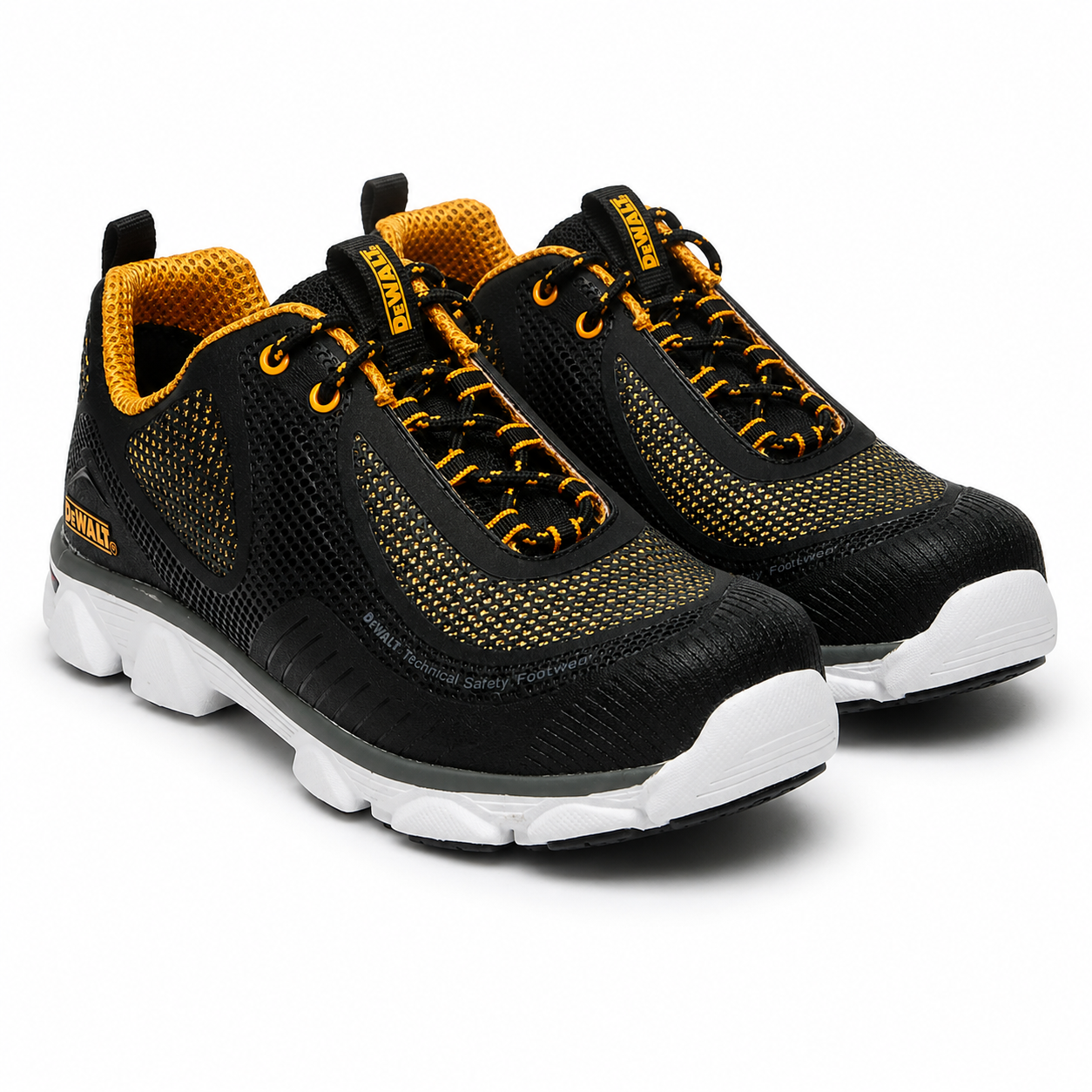 Dewalt Krypton PU Sports Safety Trainers Steel Toe Cap Black - Size 8