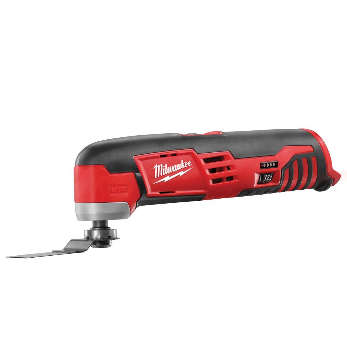 Milwaukee M12C12MT-0 M12 12V Sub Compact Multi-Tool With 1 x 2.0Ah Battery Charger Bag & 8 pieces Accessories Set