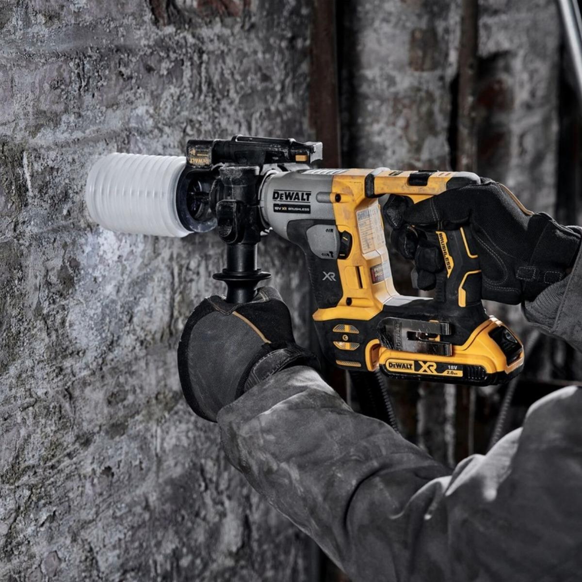 Dewalt DCH172D2-GB 18V XR Brushless SDS Plus Rotary Hammer Drill with 2 x 2.0Ah Battery, Charger & Carry Case