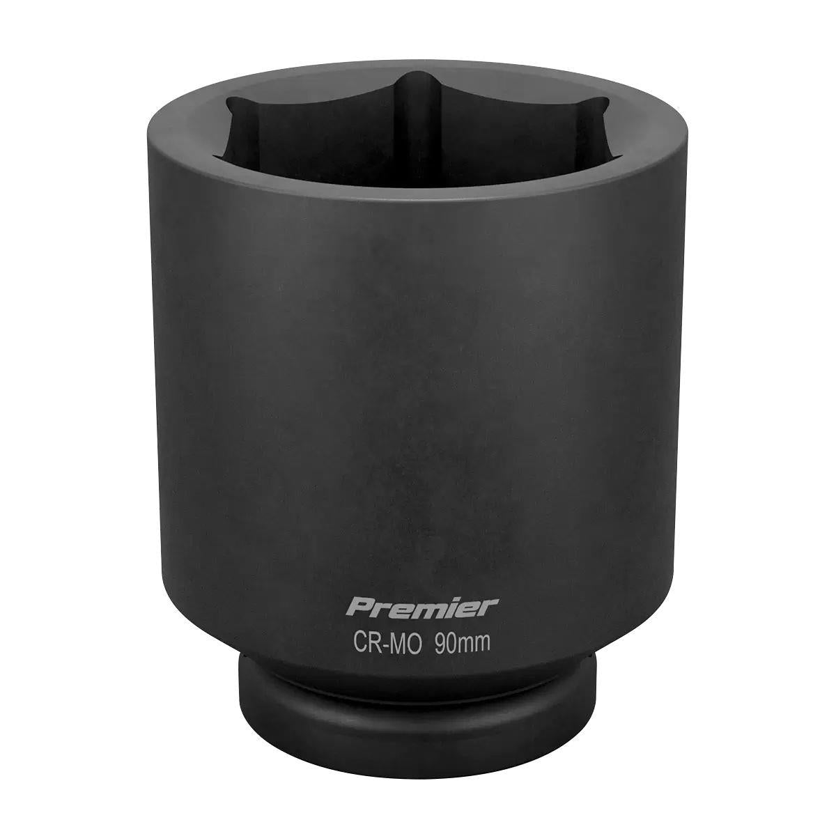 Sealey IS190D Premier Deep Impact Socket 1 inch Sq Drive 90mm