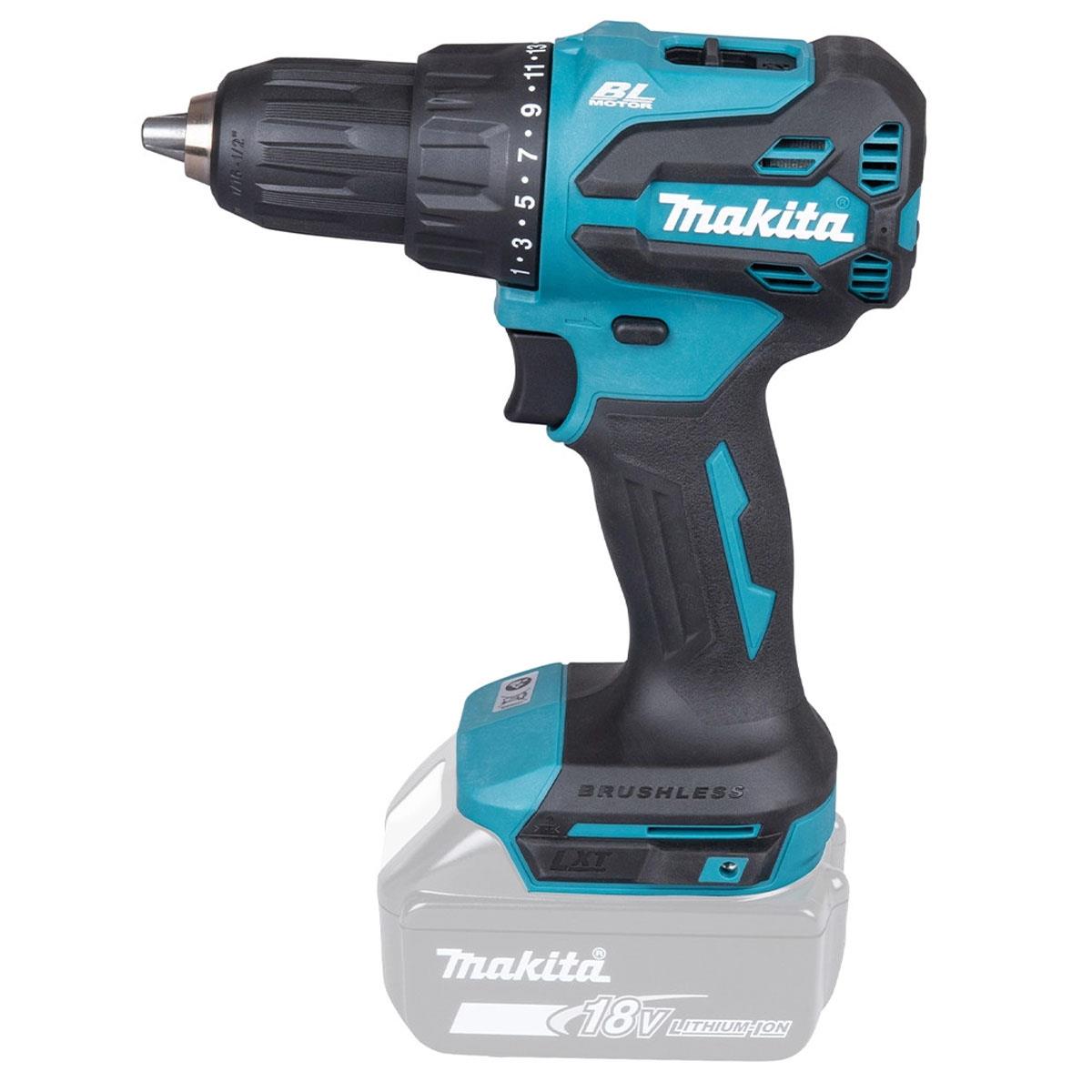 Makita DHP490Z 18V LXT Li-Ion Brushless Combi Drill with 1 x 3.0Ah Battery & Charger