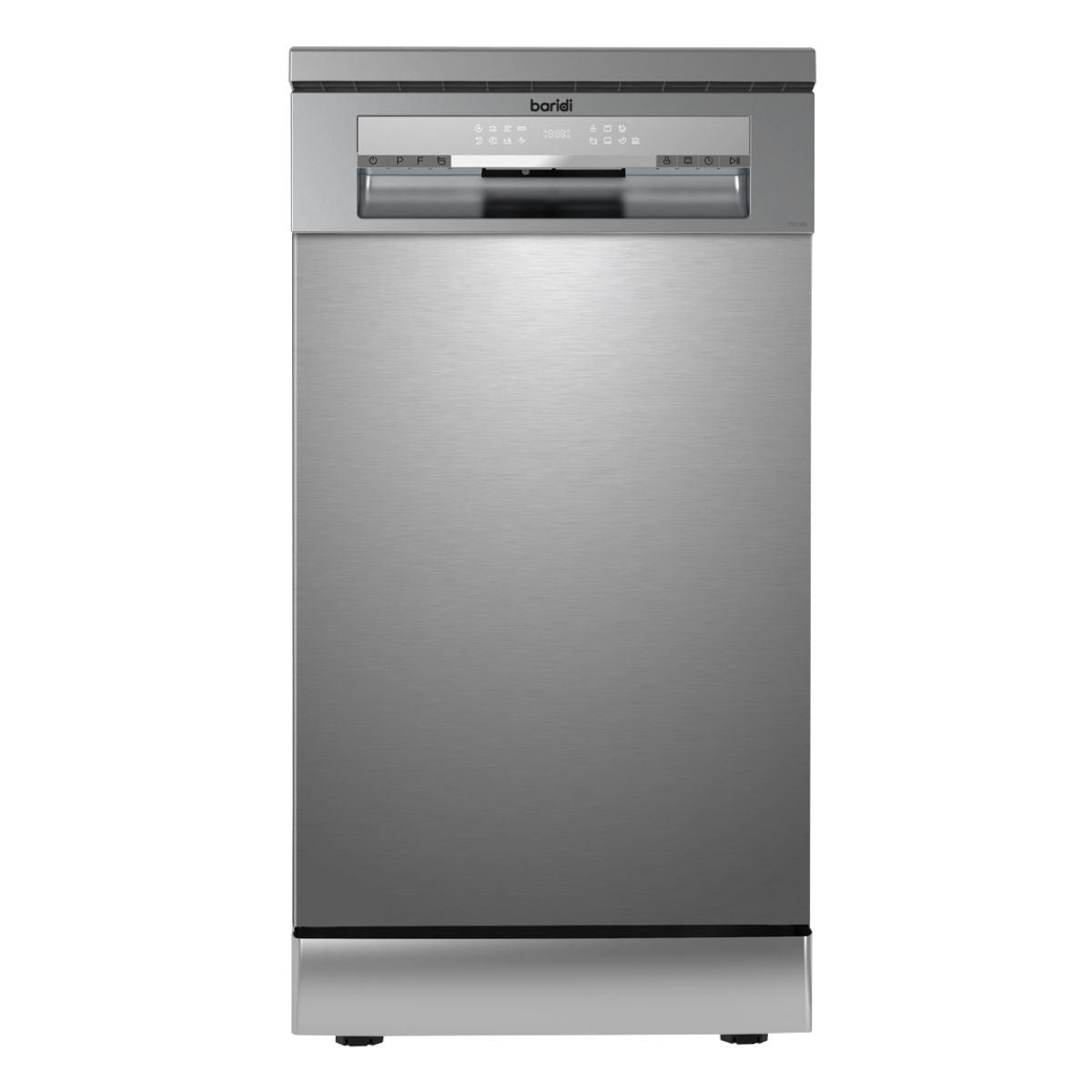Sealey DH166 Baridi Slimline Freestanding Dishwasher 45cm Wide 10 Place Settings Silver
