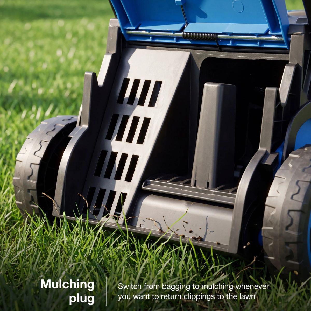 Hyundai HY20CLM33 20V Brushless Cordless Lawnmower 33cm/13 Inch With 32L Collection Bag