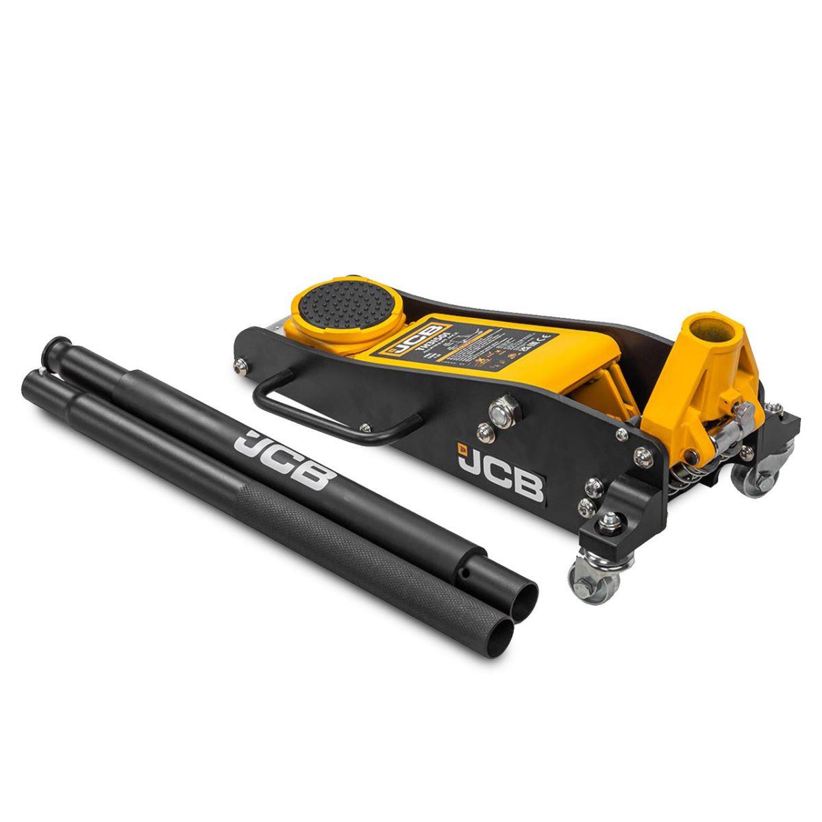 JCB-TH31501 1.5 Tonne Low-Profile Double-Pump Aluminium Racing Jack