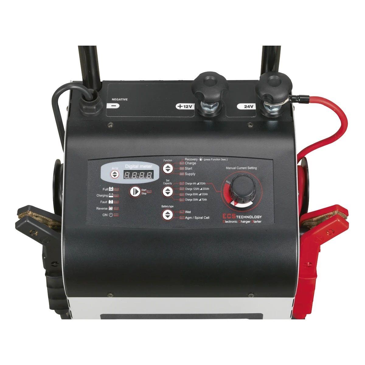 Sealey ECS300 12/24V Electronic Charger Starter 45/300A