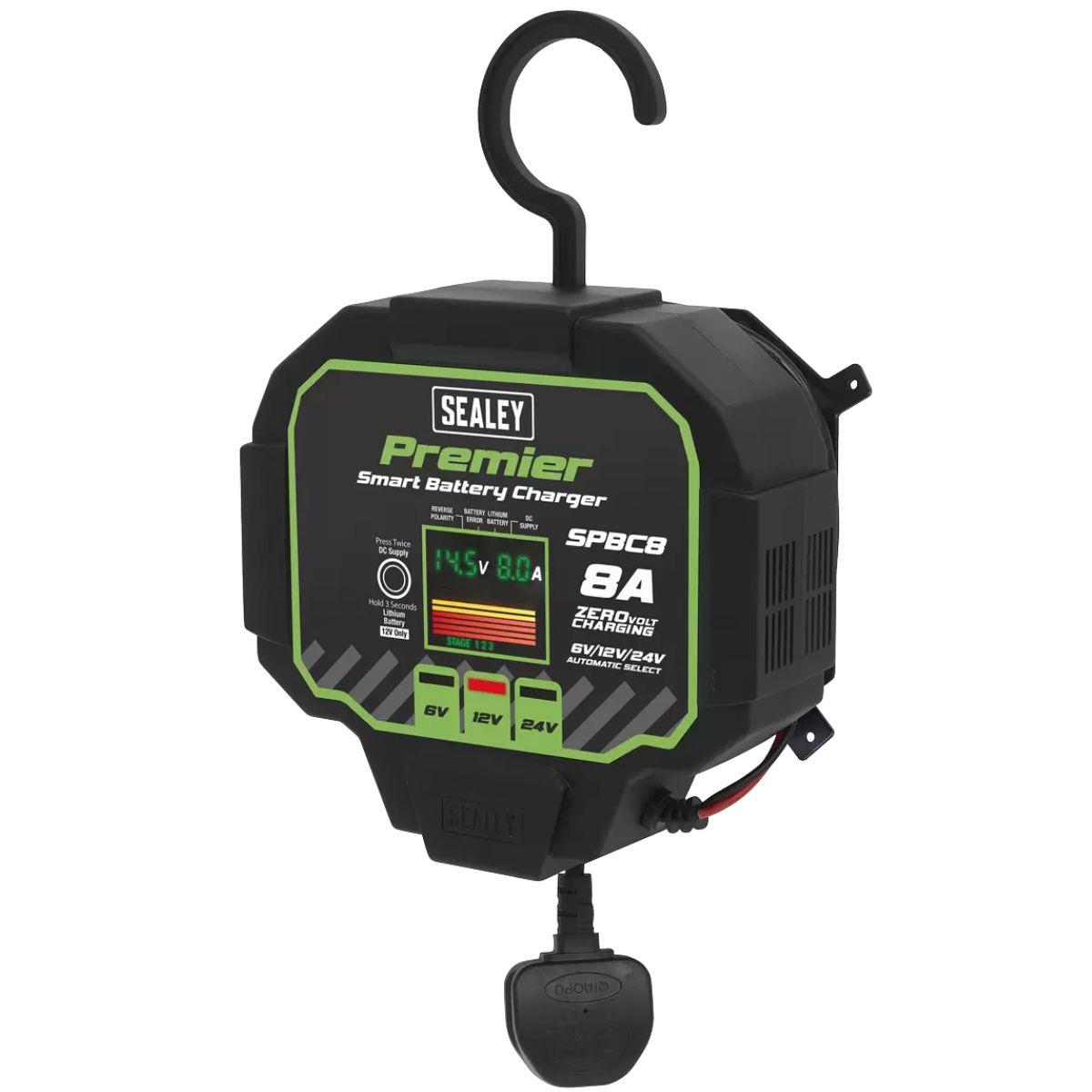 Sealey SPBC8 8A Fully Automatic Battery Charger