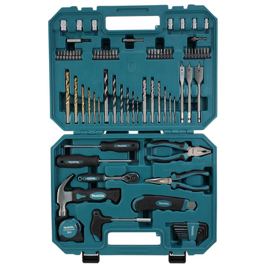 Makita E-15104 Drill Bit & Hand Tool Set Of 80 Pieces In Case