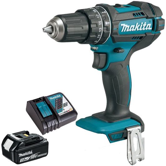 Makita DHP482Z 18V 2-Speed Combi Drill with 1 x 3.0Ah Battery & Charger