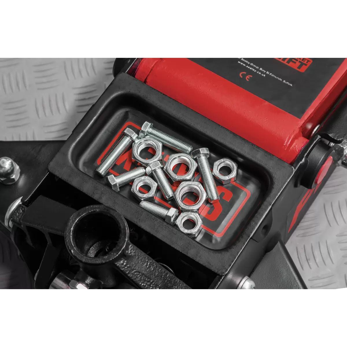 Sealey 3040AR Trolley Jack 3tonne Rocket Lift Red