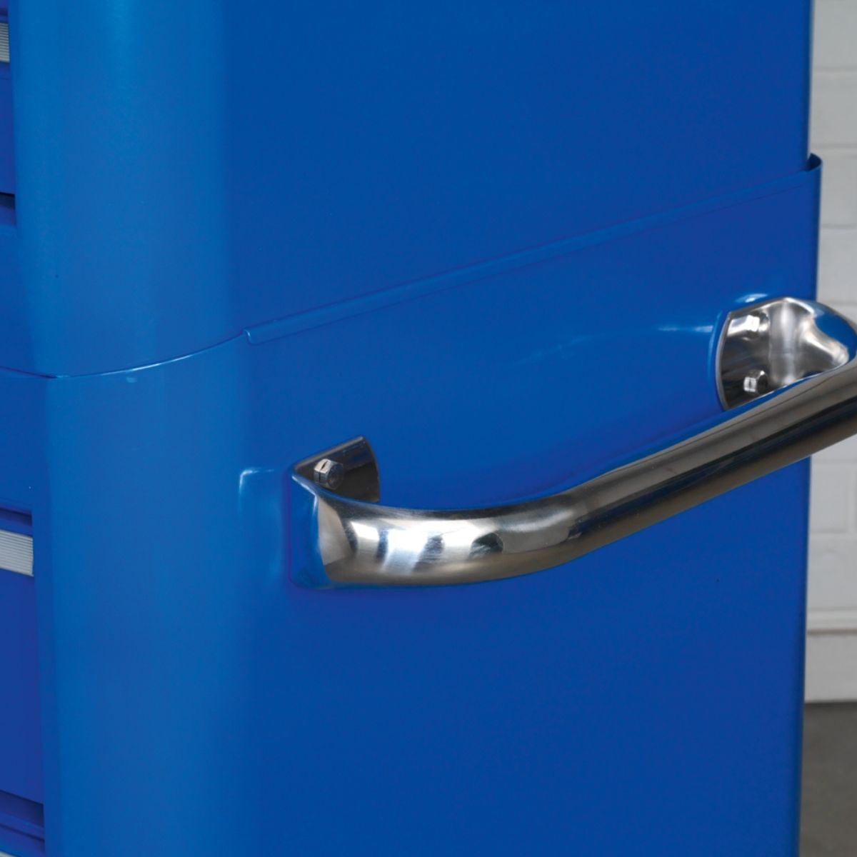 Sealey AP28204BWS 4 Drawer Retro Style Rollcab Blue with White Stripes