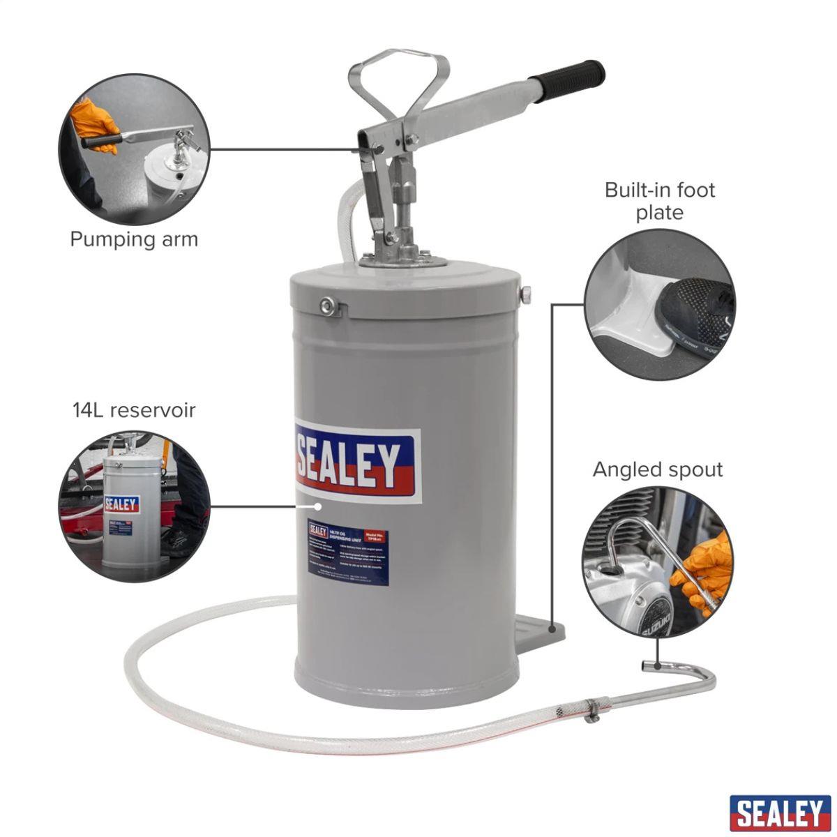 Sealey TP16 Oil Dispensing Unit 14L