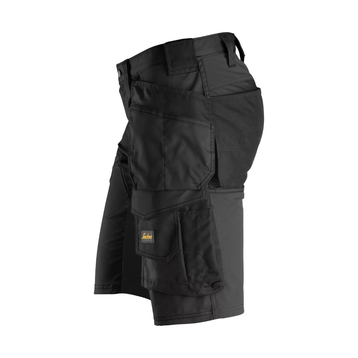 Snickers AllroundWork Stretch Shorts with Holster Pockets Black - 35