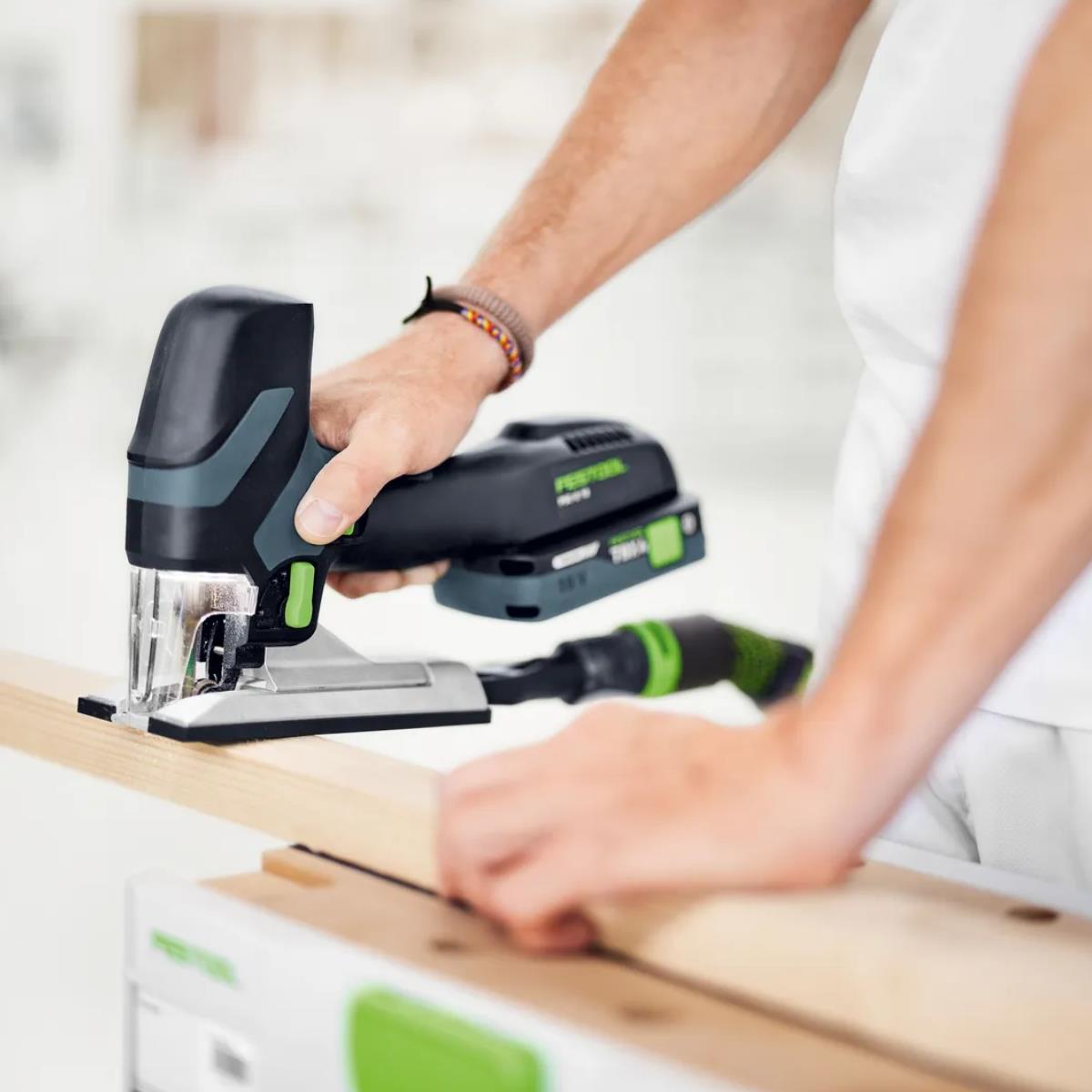 Festool PSC-E 18 EB-Basic 18V Cordless Pendulum Jigsaw 578521 with 1 x 5.0Ah Battery & Charger