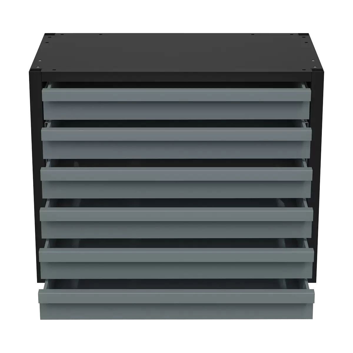 Sealey APMRM1 Modular Racking Mid Unit with 6 Drawers 580mm Practical Storage Solution for Tools