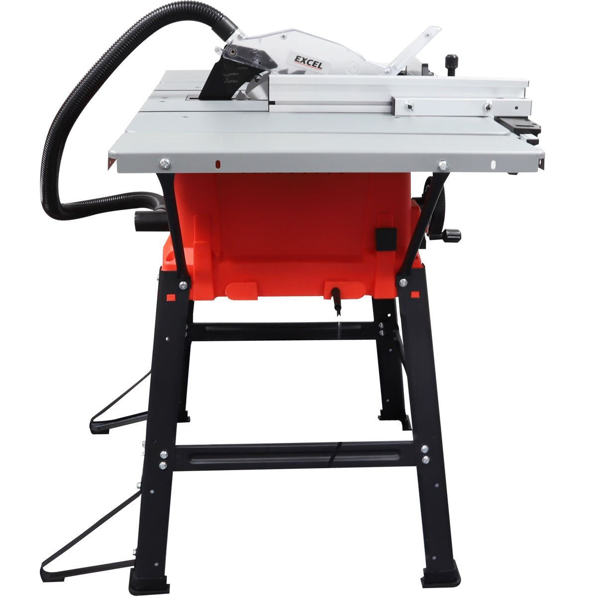 Excel 250mm Table Saw 240V/1800W with Legstand Side Extensions & Blade Item Condition Used