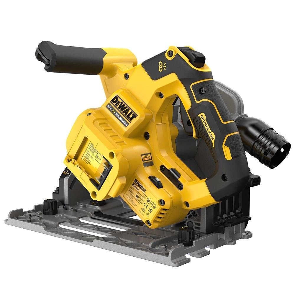 Dewalt DCS525P2T 18V XR Brushless 165mm Plunge Saw with 2 x 5.0Ah Batteries, Charger & Case