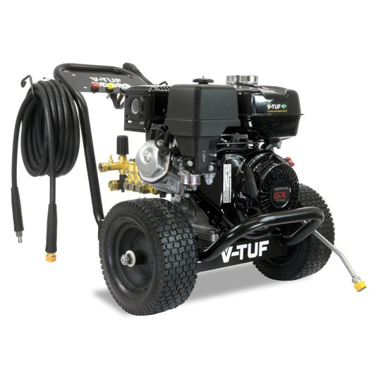 V-TUF DD080 Heavy Duty Industrial Petrol Pressure Washer for Heavy-Duty Cleaning 15L/min