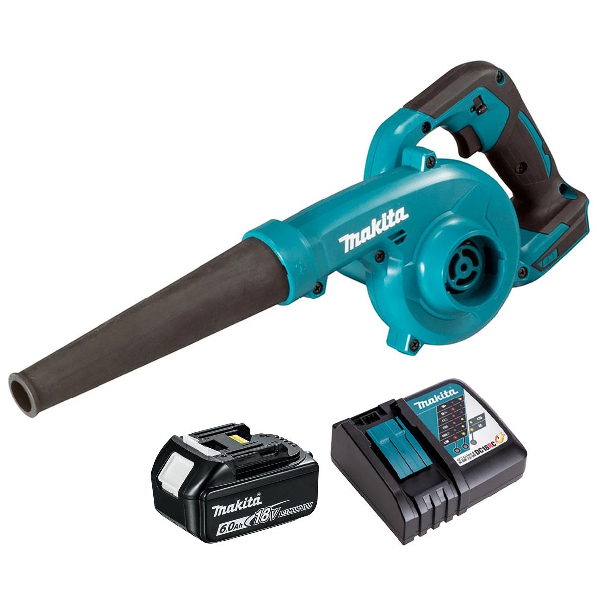 Makita DUB185Z 18V LXT Cordless Blower with 1 x 6.0Ah Battery & Charger