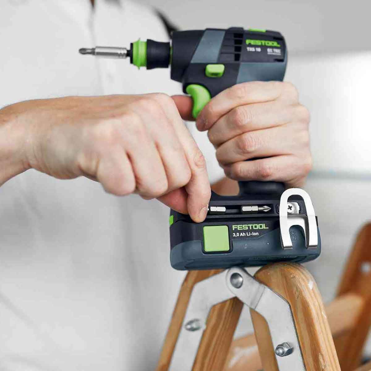 Festool TXS 18 C 3,0-Plus GB 18V Brushless Drill Driver With 2 x 3.0Ah Batteries, Charger & Case - 577332