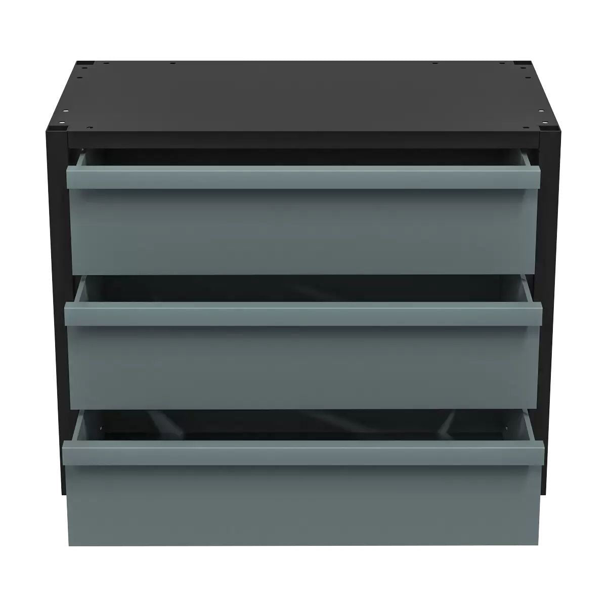 Sealey APMRM3 Modular Racking Mid Unit with 3 Drawers 580mm Efficient Tool Storage Solution