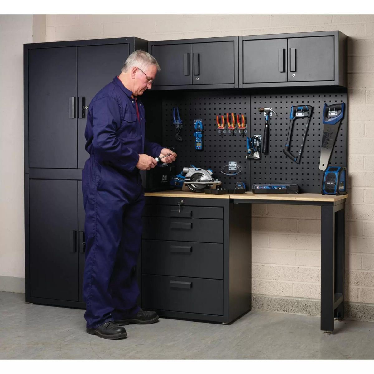 Draper MS100 Single Garage Workstation 44009