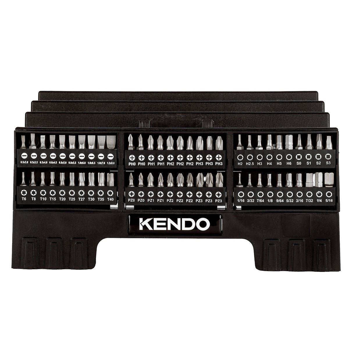 Kendo 101pc Screwdriver & Bit Set with Organiser Stand
