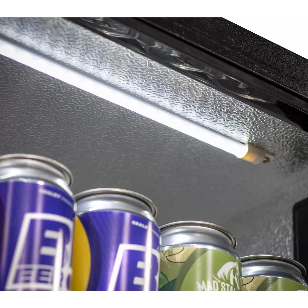 Sealey DH272 Baridi Bar Drinks Fridge/Cooler with Double Hinged Door & Security Lock 190L Black 240V