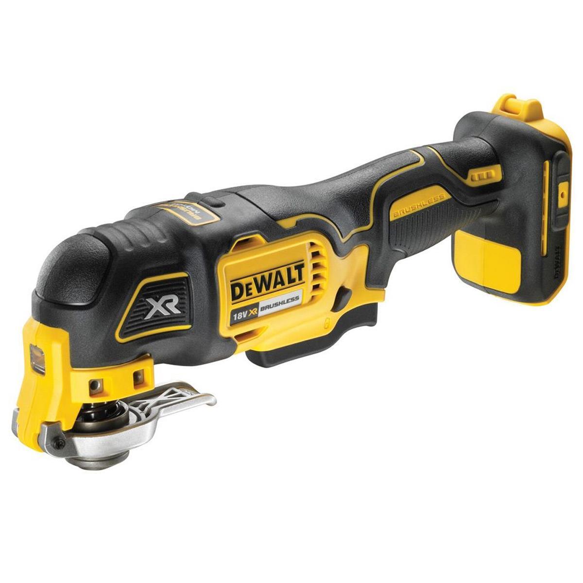 Dewalt DCS355M2-GB 18V XR Brushless Oscillating Multi-Tool with 2 x 4.0Ah Battery, Charger, Accessories Set & Case