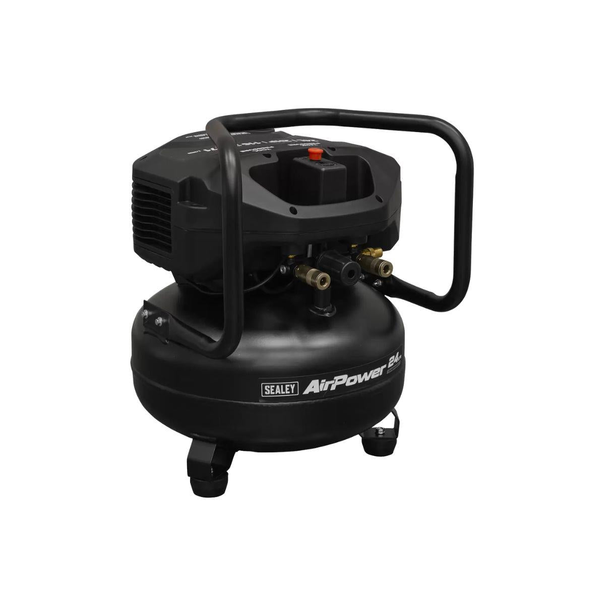 Sealey SAC24V 24L Oil Free Belt Drive Vertical Compressor 2hp & 230V/13A