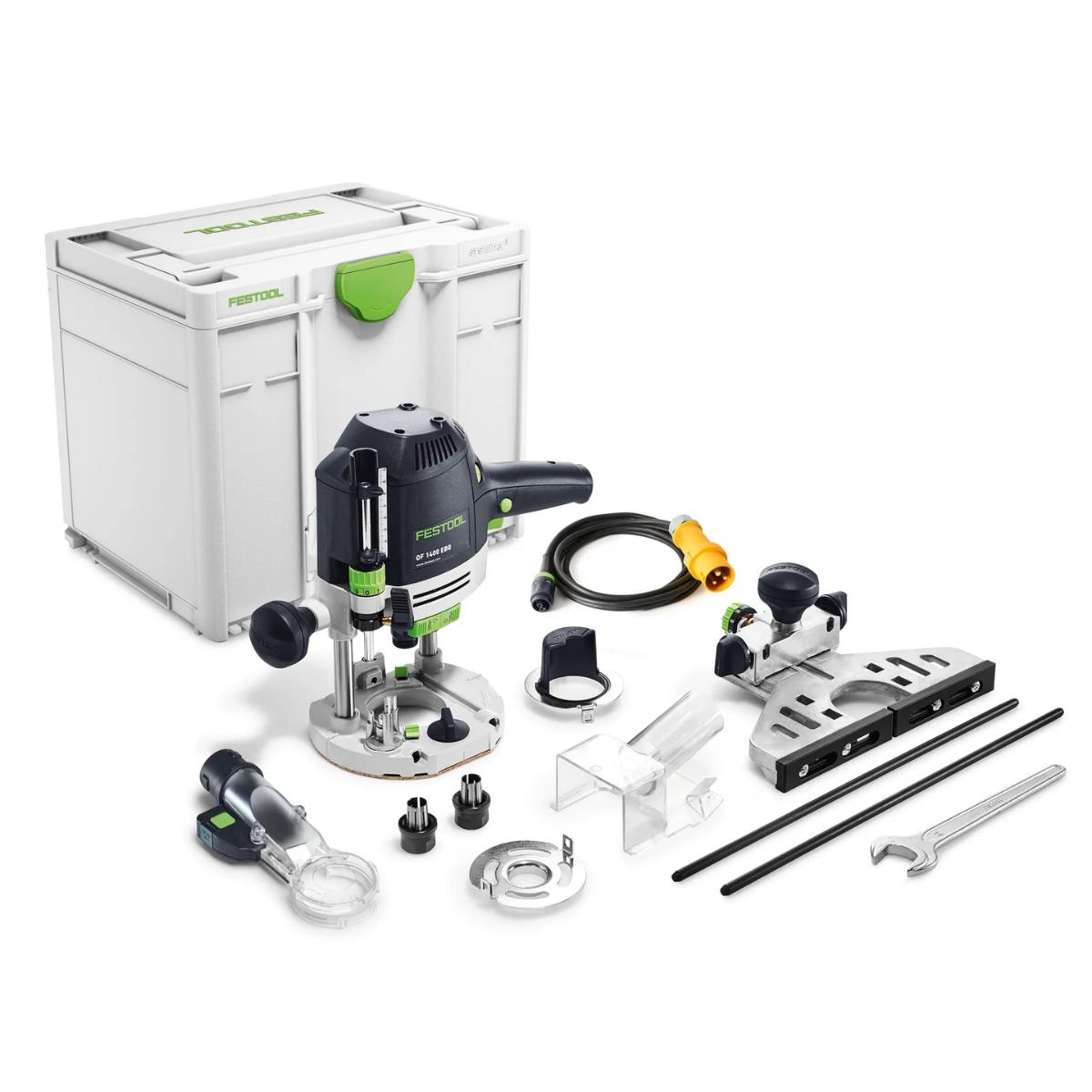 Festool OF 1400 EQ-Plus 110V Router with Light Module & Case 578941