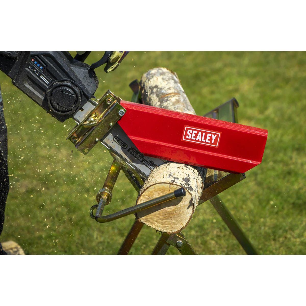 Sealey LSH150HD Heavy-Duty Sawhorse with Chainsaw Holder